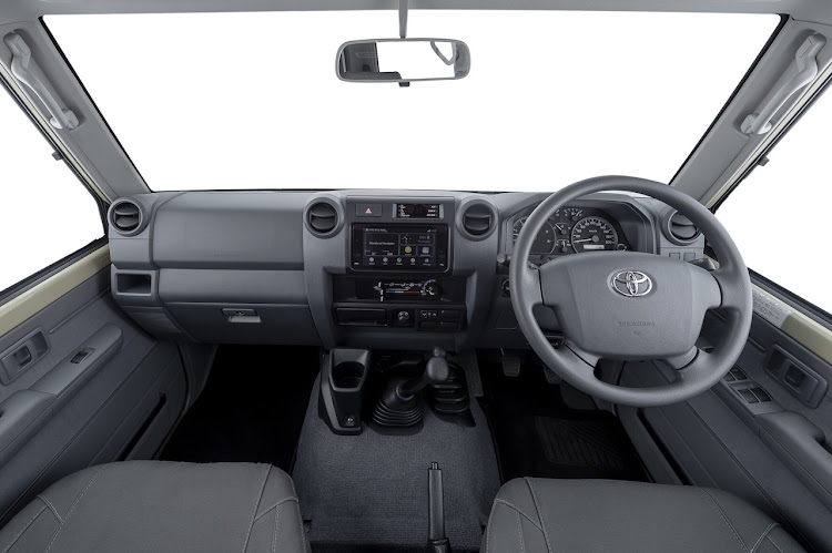 The interior is geared to functionality, not comfort.