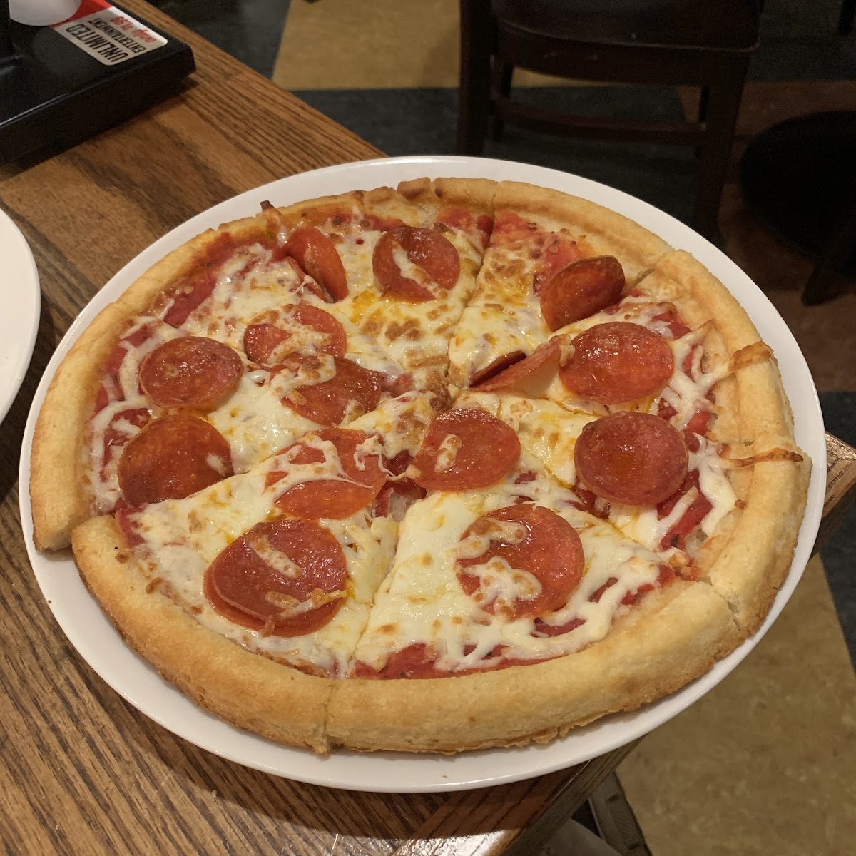 Gluten-Free Pizza at UNO Pizzeria & Grill