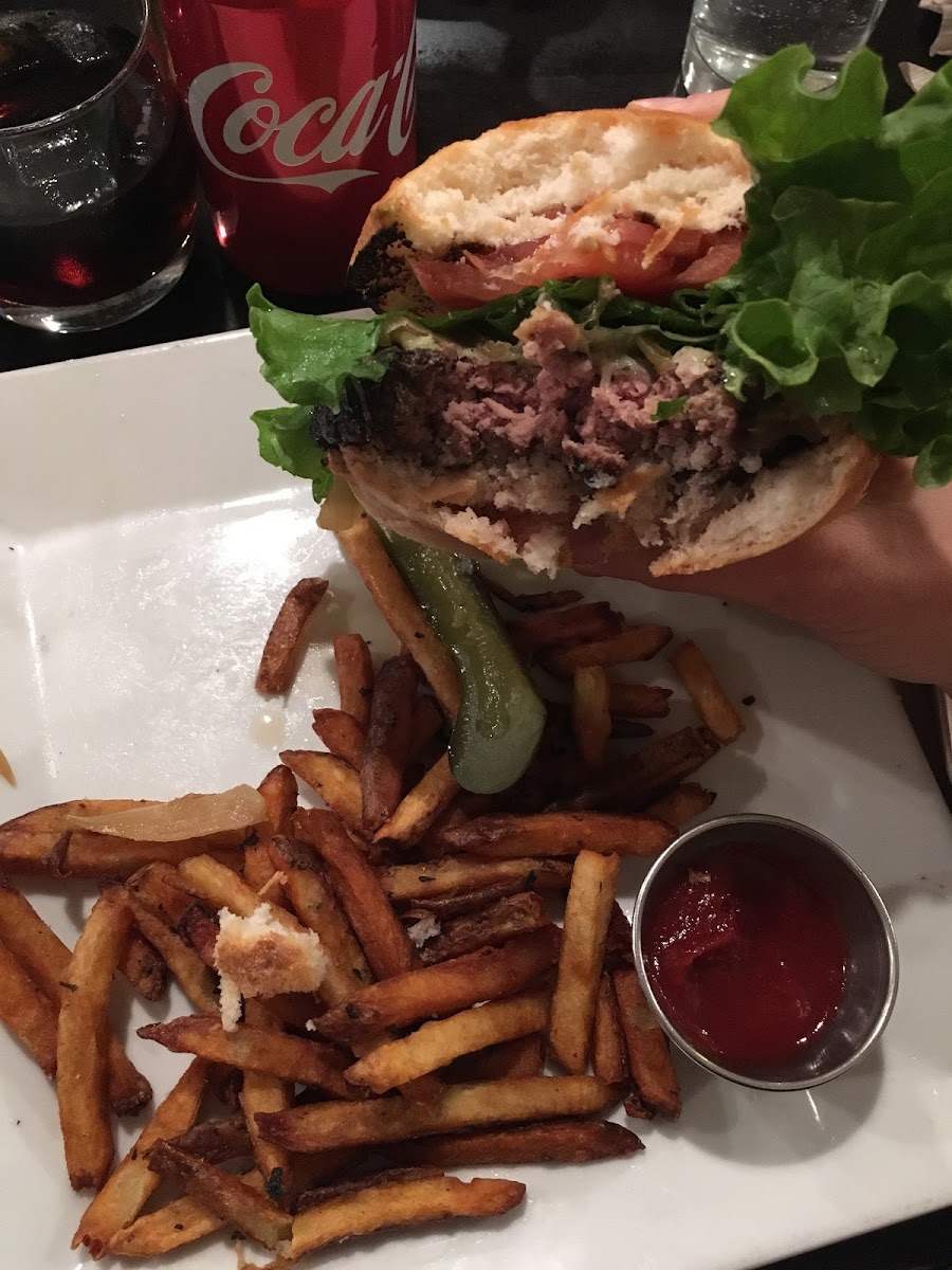 Gluten-Free Burgers at Friedman's Hell's Kitchen