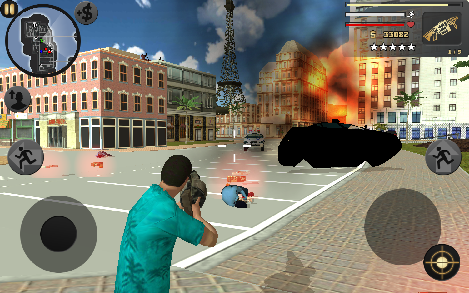 Android application Vegas Crime Simulator screenshort