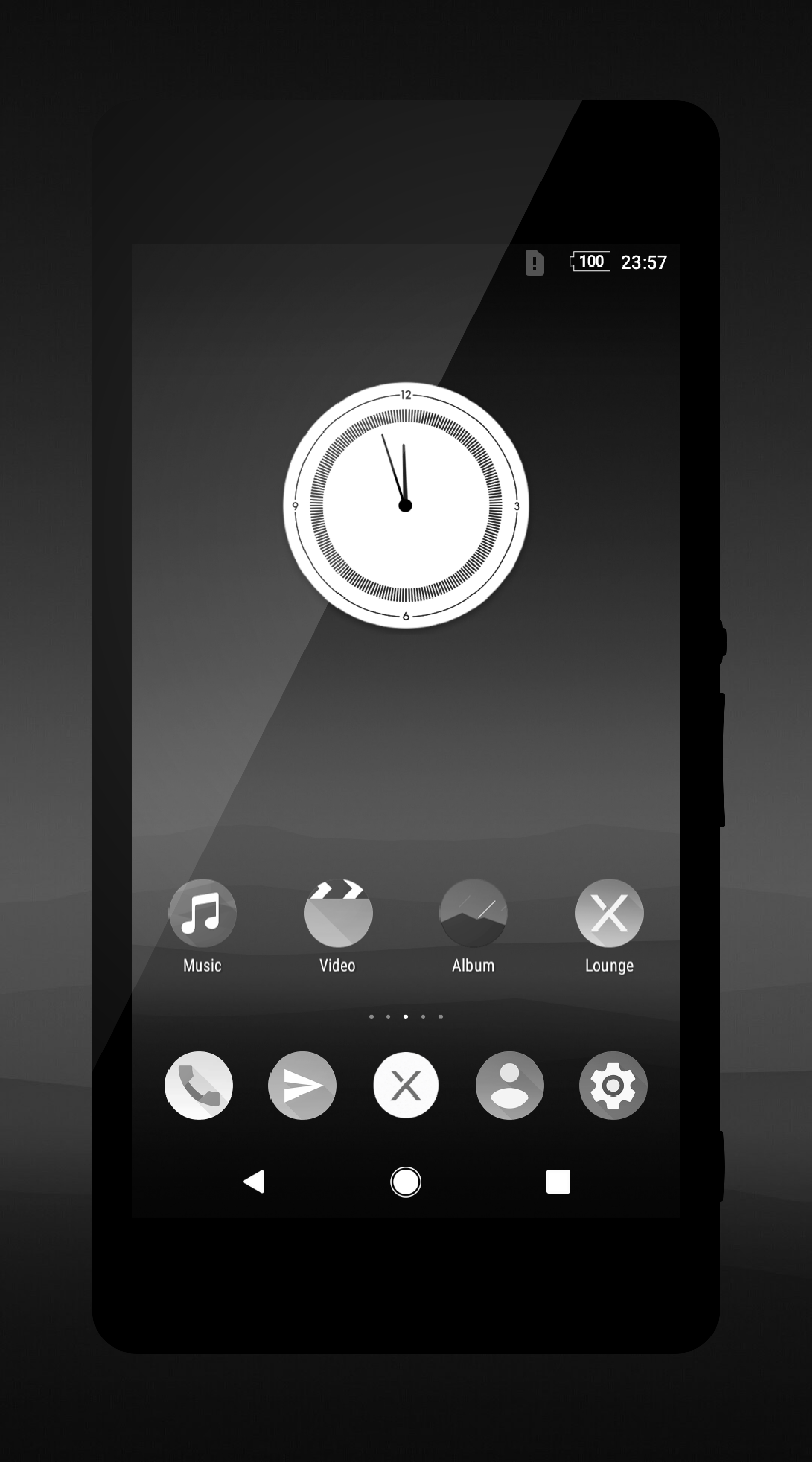 Android application Pixel Black Theme screenshort