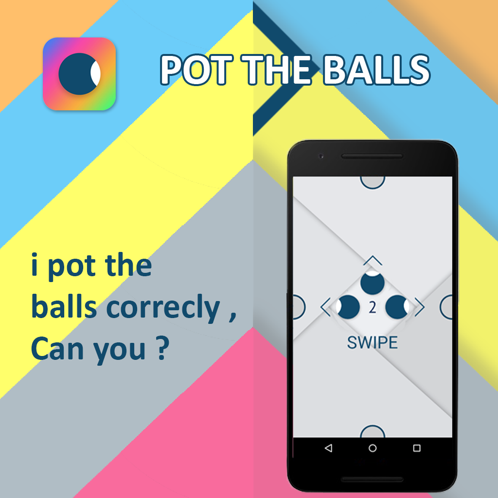 Android application Pot the balls screenshort