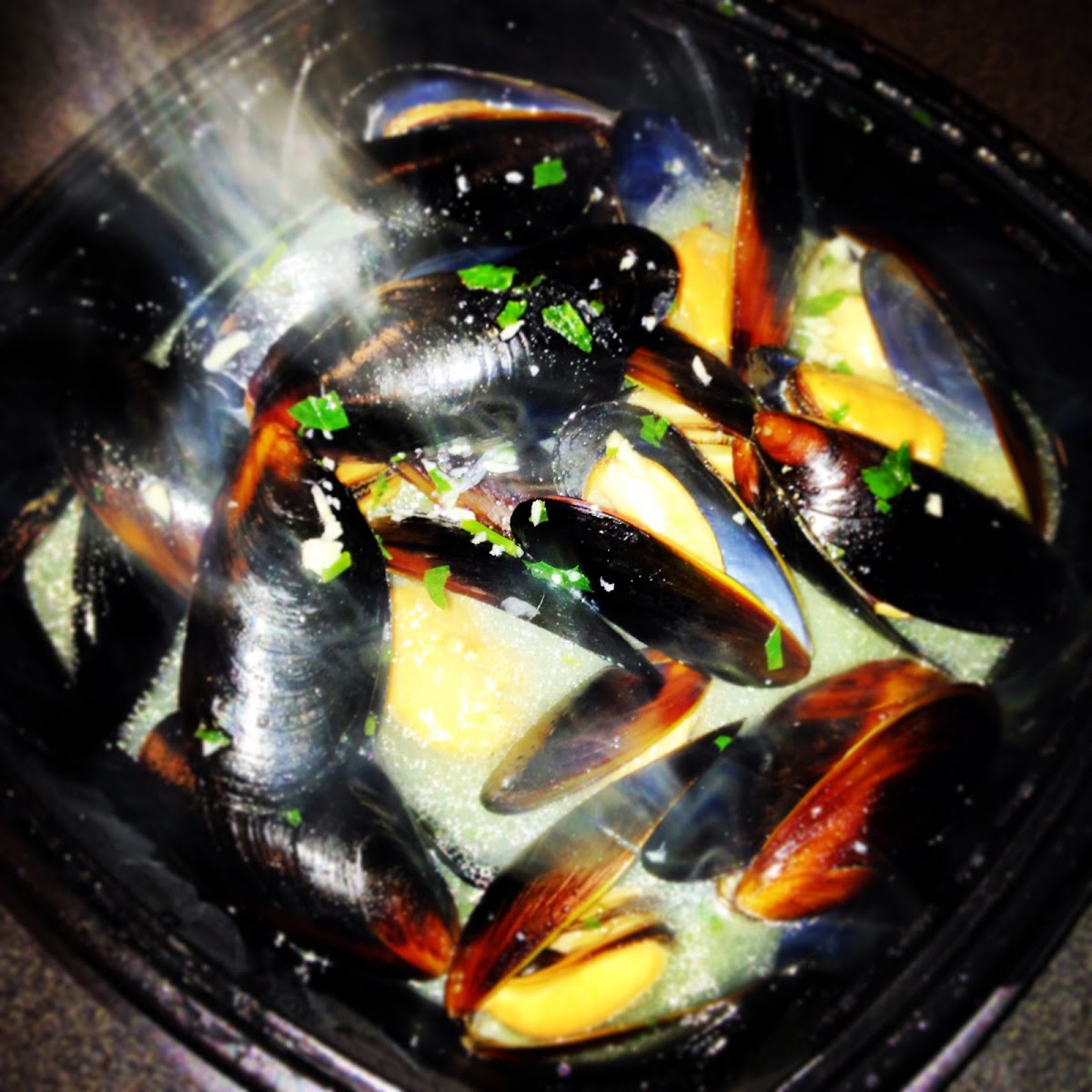 Mussels in White Wine Sauce