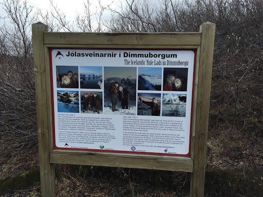 Among the unique land forms in the Mývatn area is Dimmuborgir (Dark Towers), a large tumble of lava that has hardened into tall spires. The formations were created when lava flowed over a...