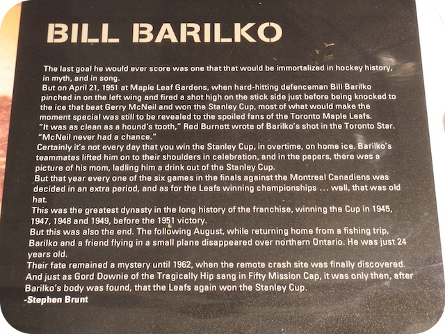 Bill Barilko's Goal: 60 Years Later