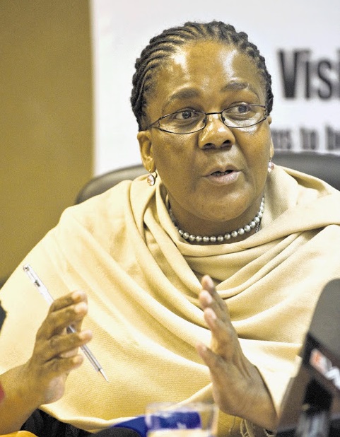 Former transport minister Dipuo Peters.