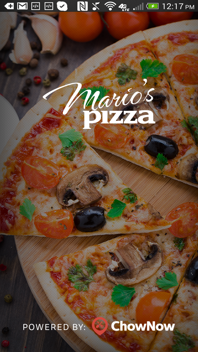 Android application Marios Pizza To Go screenshort
