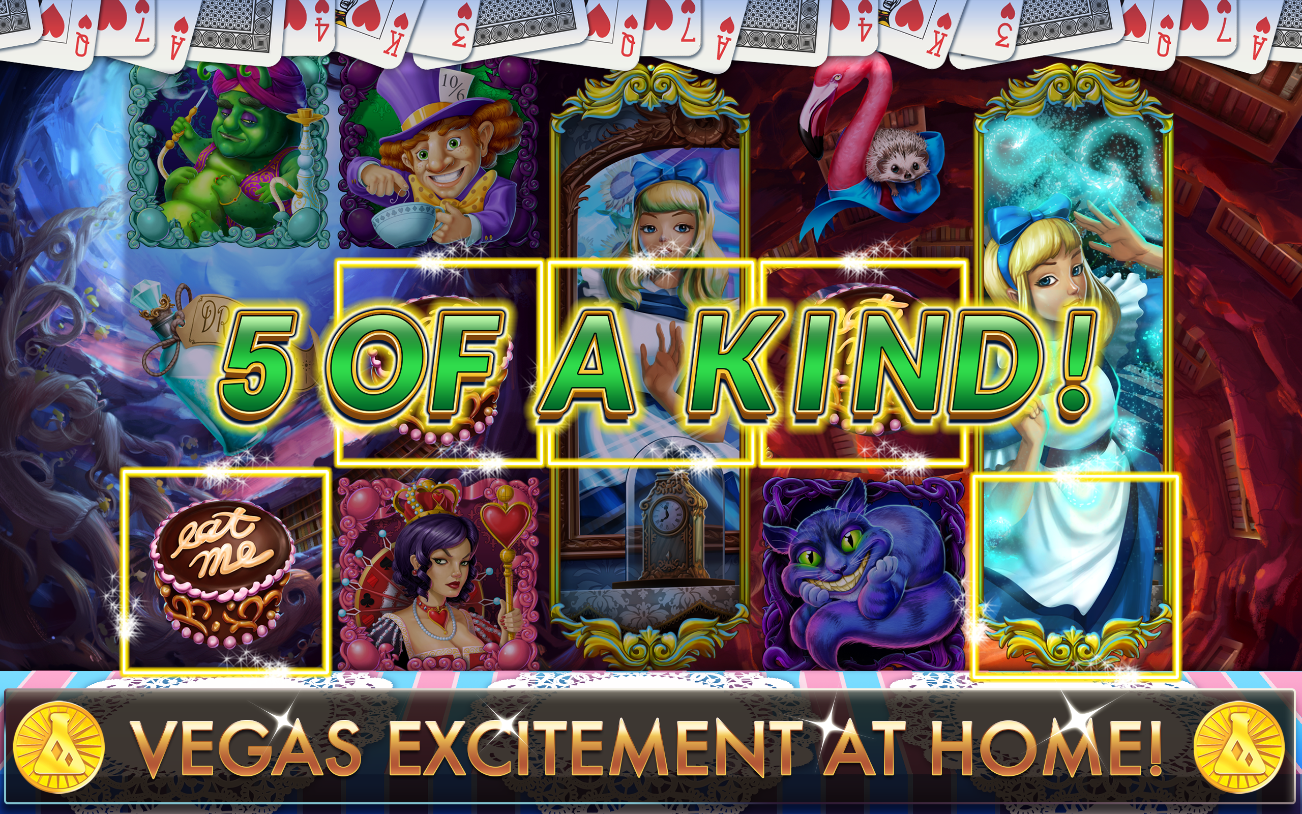 Android application Slots - Wonderland Free Casino screenshort