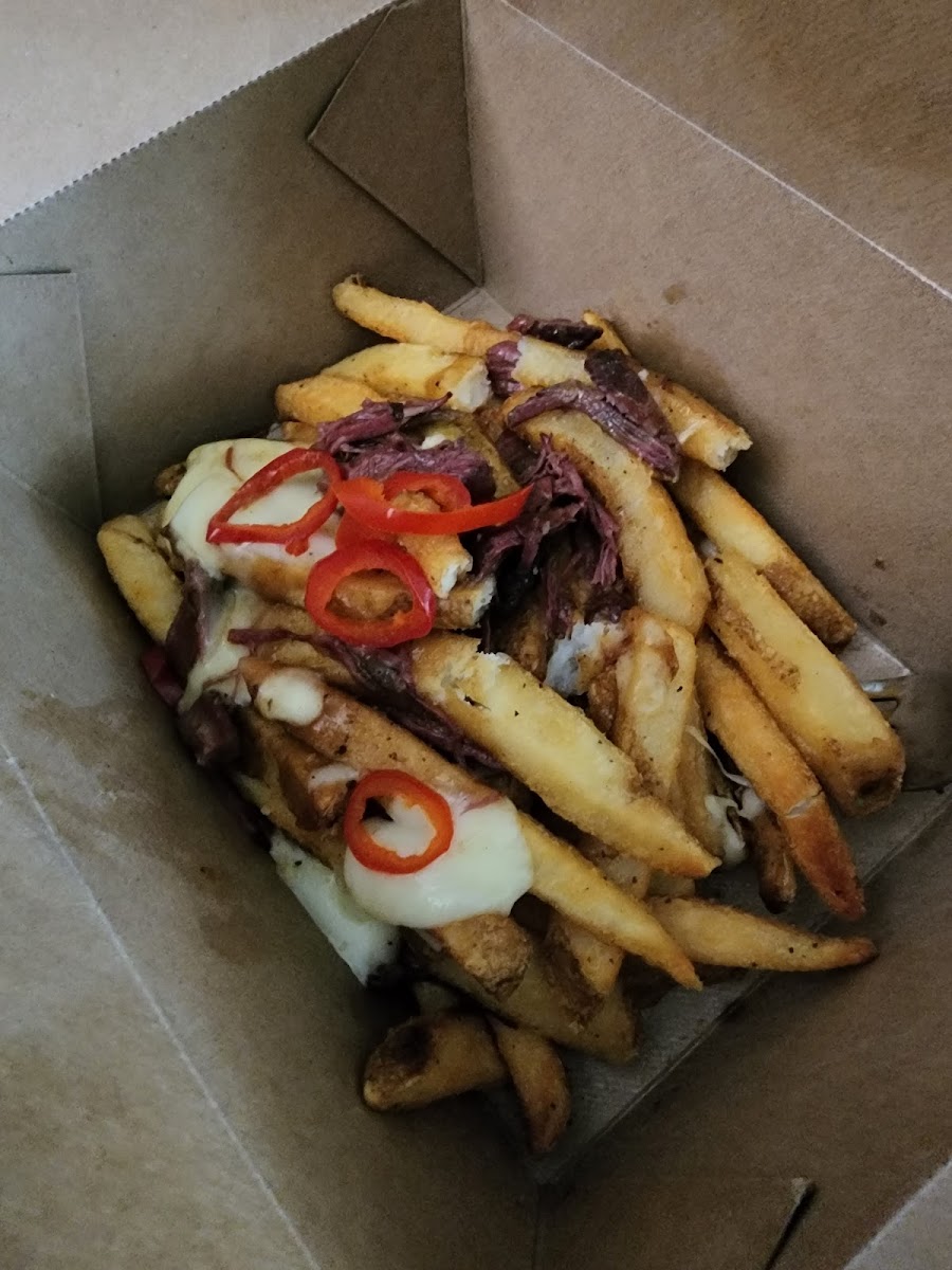 Shortrib poutine