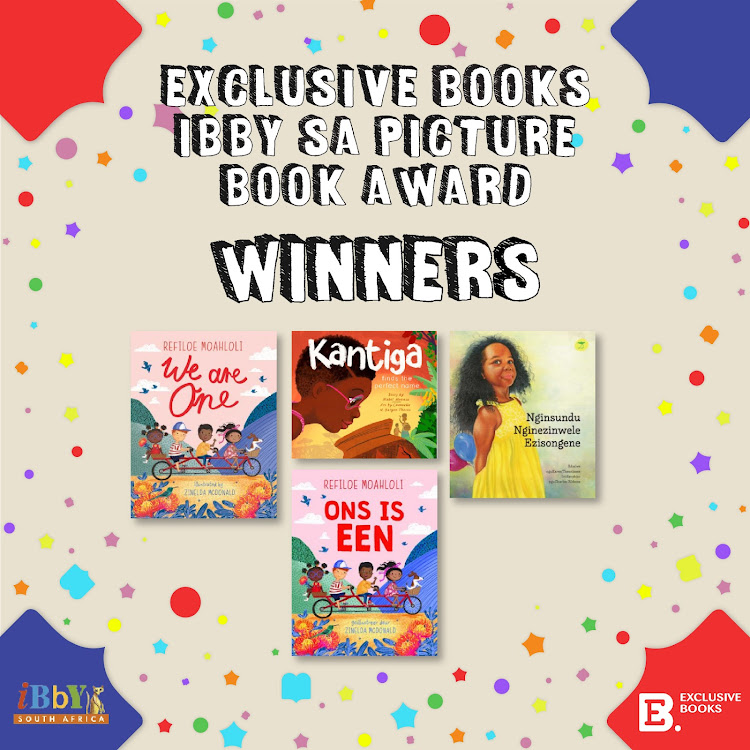 The winning titles of the Exclusive Books IBBY SA Picture Book Award.
