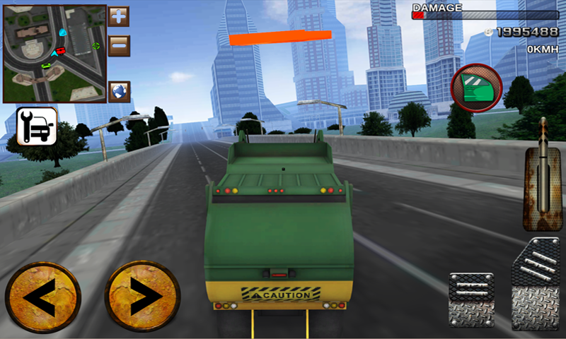 Android application Garbage Truck Simulator 2016 screenshort