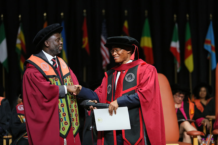 The University of Johannesburg (UJ) awarded Chief Justice Mogoeng Mogoeng an honorary doctoral degree.