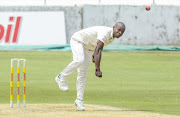 Junior Dala of the Titans during day 1 of the Sunfoil 4-Day Series match between Multiply Titans and WSB Cobras at Willowmoore Park on February 08, 2018 in Benoni, South Africa. Dala was on Tuesday February 13 2018 named in the Proteas T20 squad to face India in a three-match series which starts on March 1.