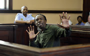 Hip-hop artist Pitch Black Afro, whose real name is Thulani Ngcobo, during his appearance at the Johannesburg Magistrate’s Court on charges of murder on January 15 2019 in Johannesburg.