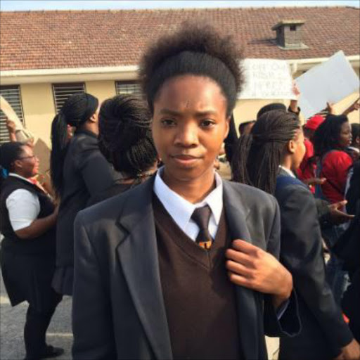 Unathi Gongxeka was told she will not write her exams if she does not change her Afro. File photo