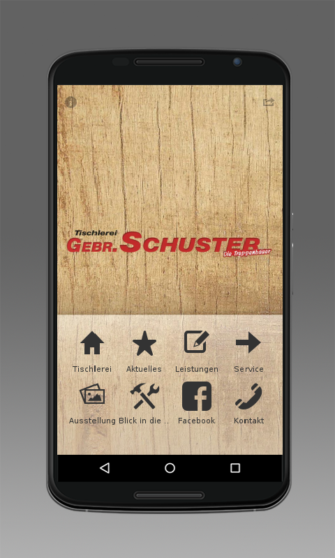 Android application Schuster Treppen GmbH screenshort
