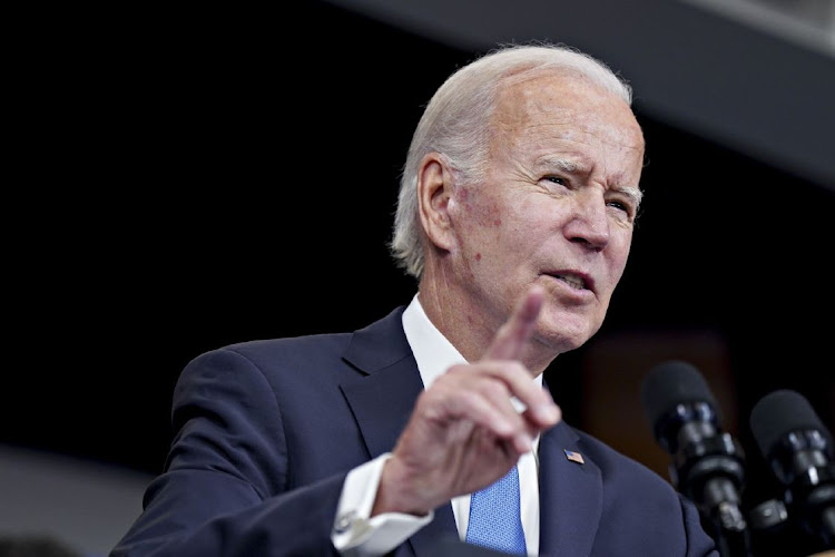 A Reuters/Ipsos poll this week found only39% of Americans approved of the way US President Joe Biden has done his job. File photo.