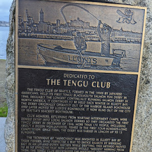 DEDICATED TO THE TENGU CLUB THE TENGU CLUB OF SEATTLE, FORMED IN THE 1930S BY JAPANESE AMERICANS HELD ITS FIRST TENGU BLACKMOUTH SALMON FUN DERBY IN 1946. ARGUABLY THE LONGEST CONTINUALLY RUNNING ...