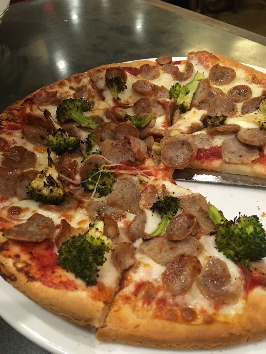 Gluten-Free Pizza at Angelo's Palace Pizza