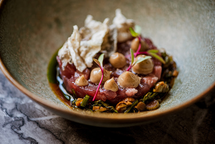 Tuna tartare.