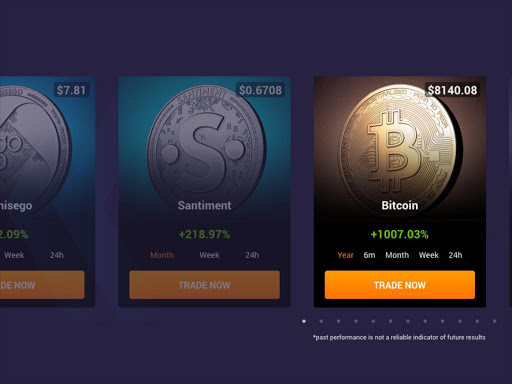 A screenshot of crypto currencies in oner of the website.