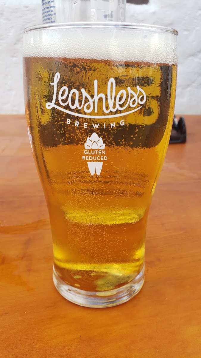 Gluten-Free Beer (Gluten-Reduced) at Leashless Brewing