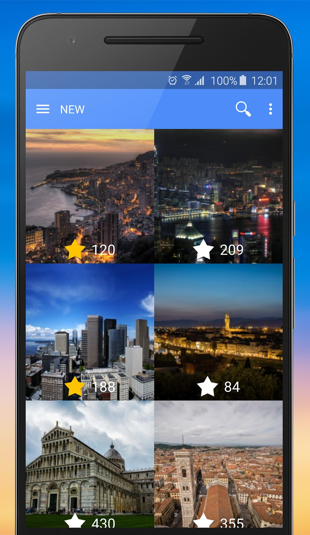 Android application City Wallpapers screenshort