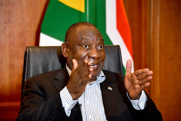 President Cyril Ramaphosa hosted an online imbizo on Wednesday night.