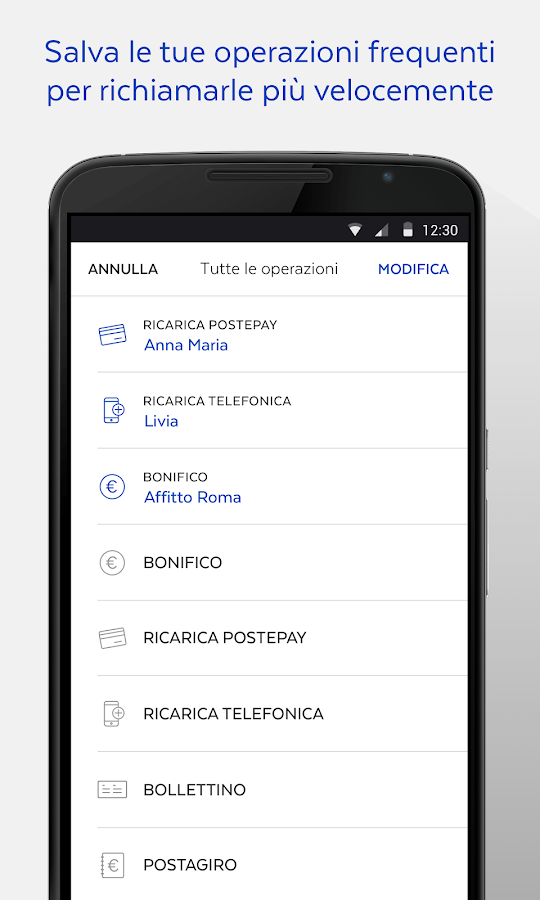    BancoPosta- screenshot  