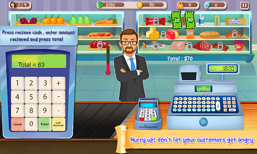   Supermarket Cash Register Sim- screenshot thumbnail   
