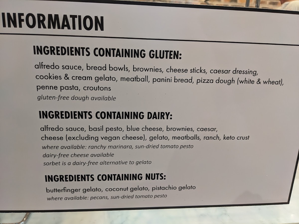 Gluten-Free at Your Pie Pizza