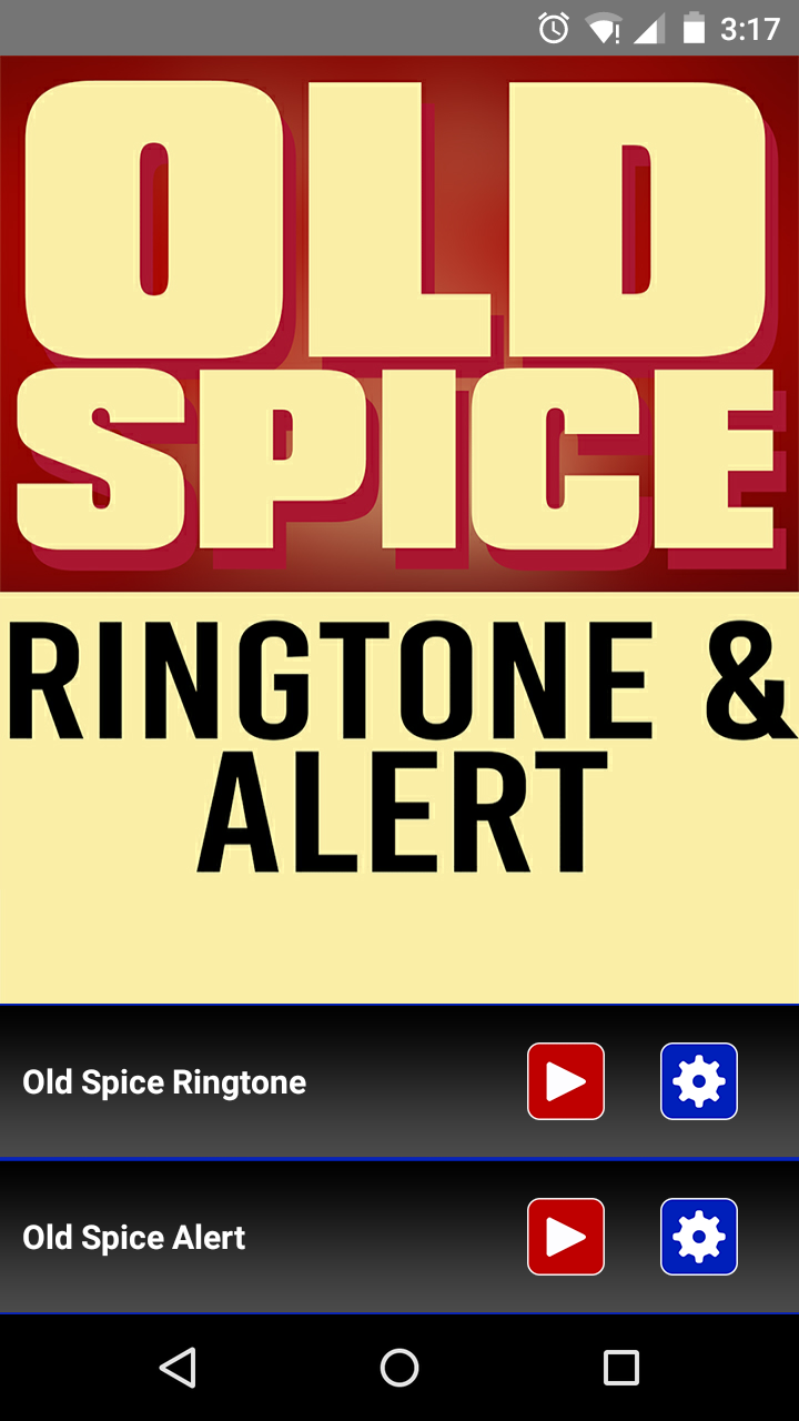 Android application Old Spice Ringtone and Alert screenshort