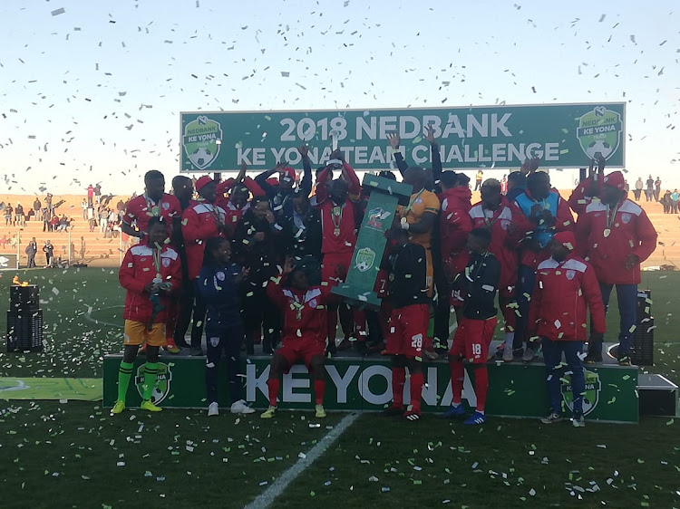 Free State Stars beat Ke Yona Team to lift the Nedbank Ke Yona Challenge at Makhulong Stadium.