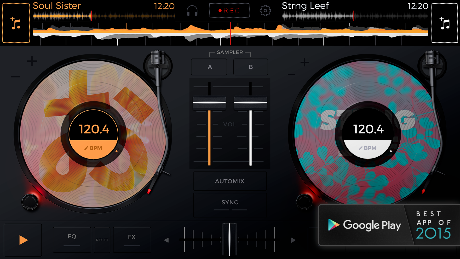 Android application edjing Mix - Music DJ app screenshort