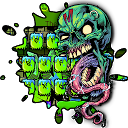 ダウンロード Zombie Skull Graffiti Keyboard Theme をインストールする 最新 APK ダウンローダ