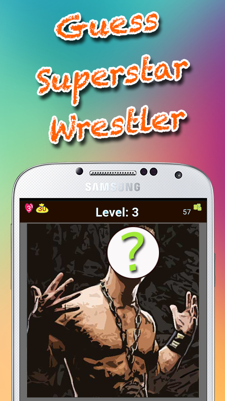 Android application Guess the Wrestler Superstar screenshort