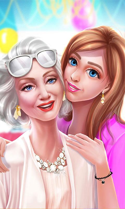 Android application Granny Makeover! Fashion Salon screenshort