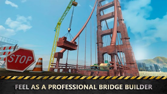 How to download Golden Gate Bridge Builder Sim 1.1 mod apk for bluestacks