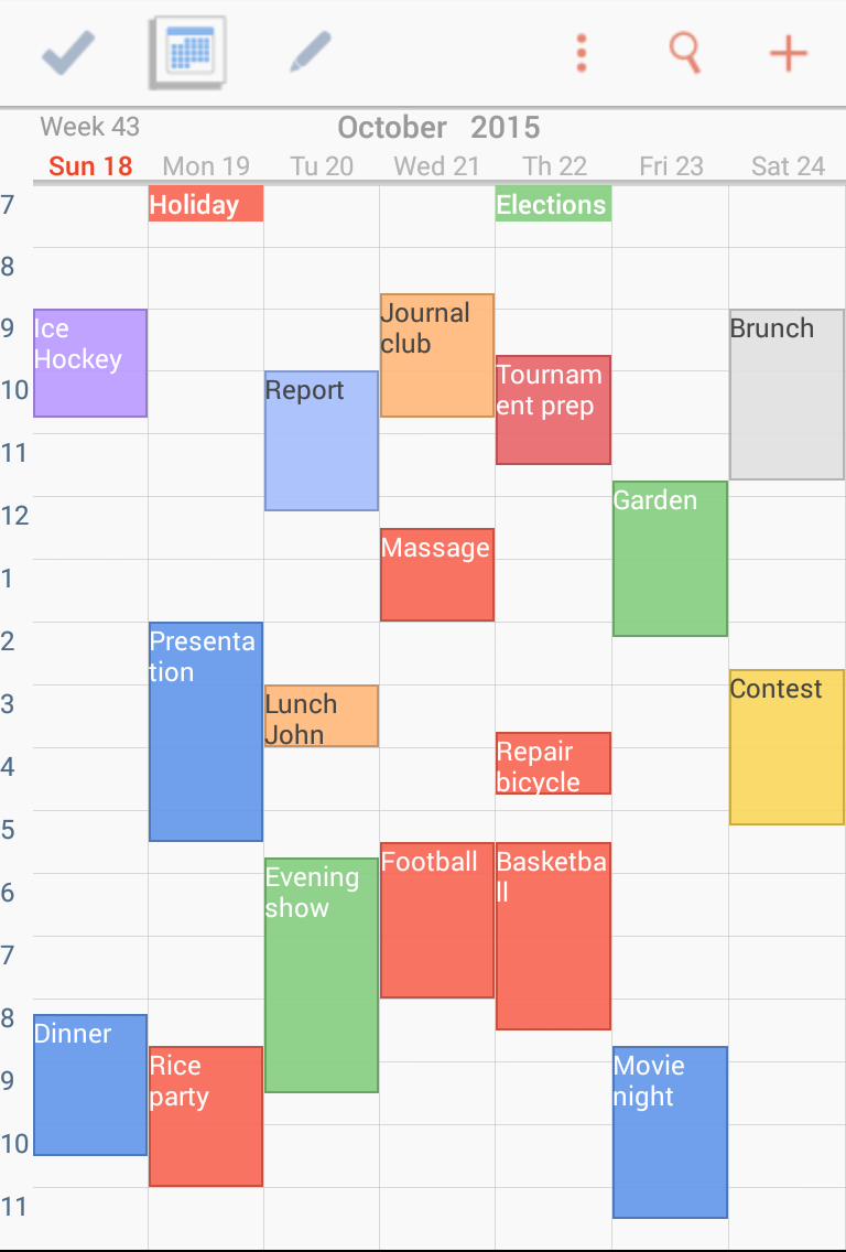 Android application To-Do Calendar Planner screenshort