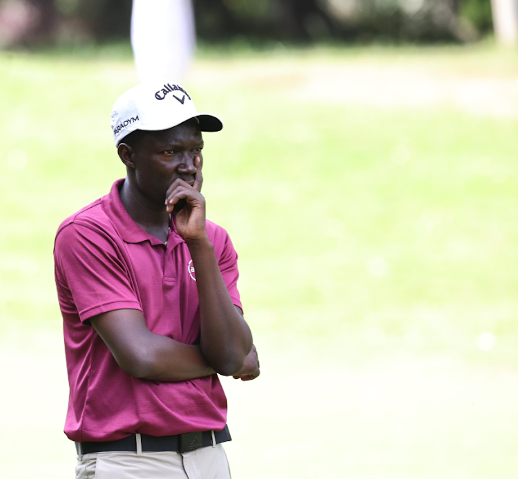 Ugandan golfer Ronald Rugumayo