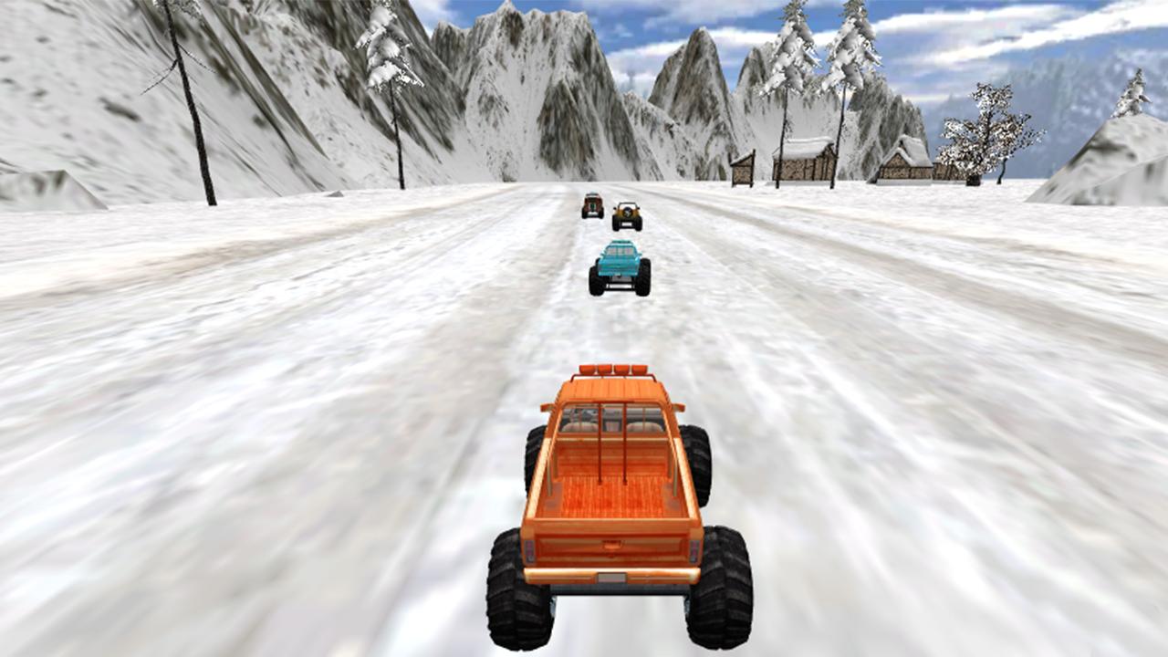 Android application Snow Racing 4X4 screenshort