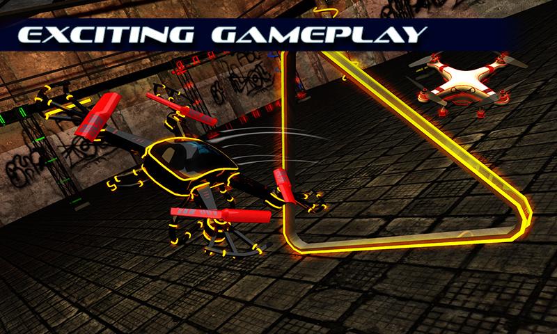 Android application Extreme Drone Racing Stunts 3D screenshort