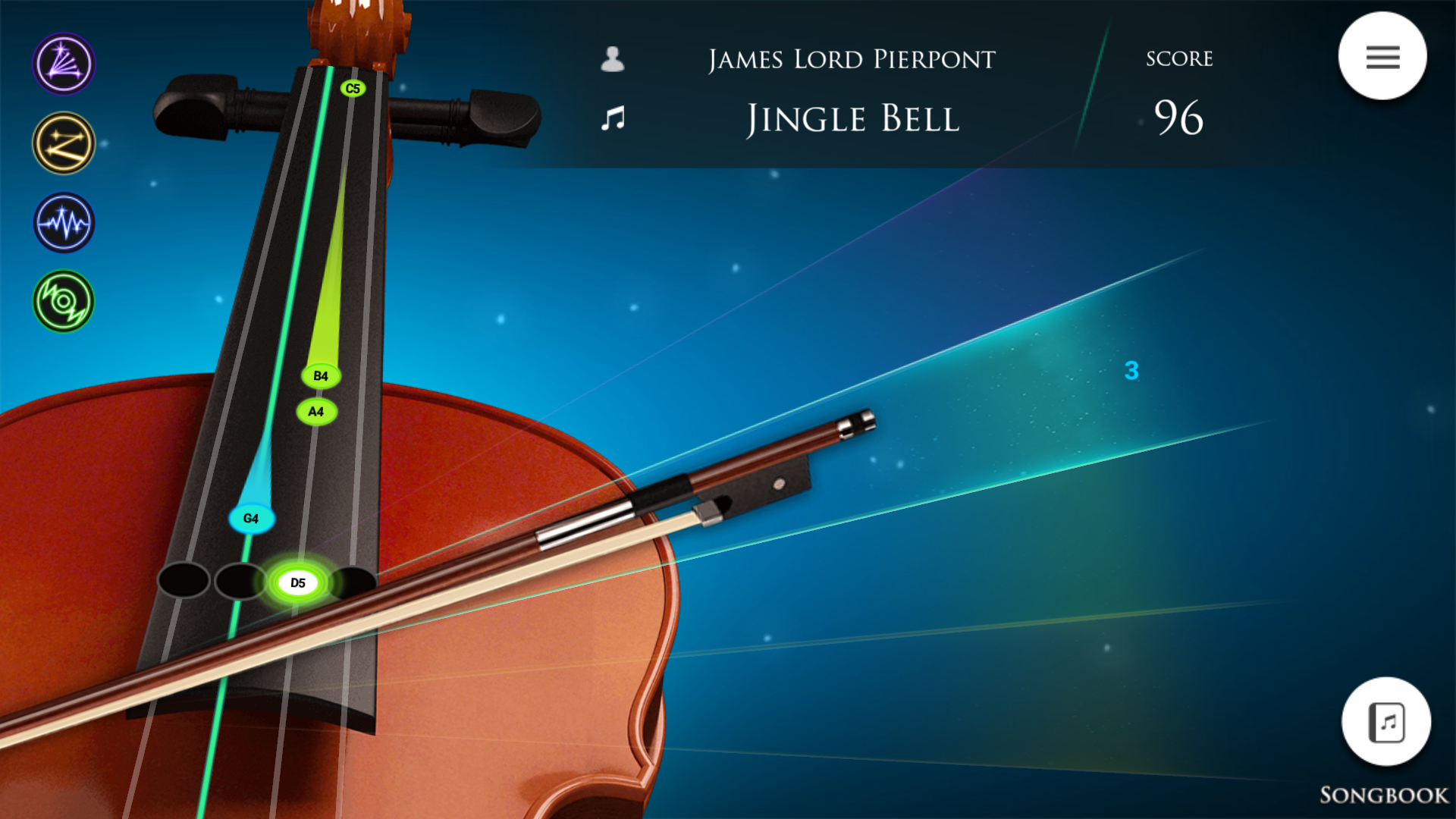 Android application Violin: Magical Bow screenshort