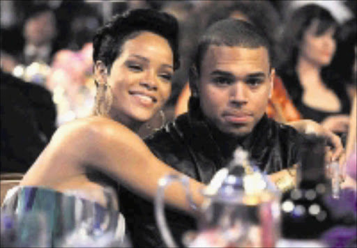 CALM BEFORE THE STORM: Rihanna is said to have got engaged to Chris Brown shortly after she was left black and blue. 17/05/09. © Unknown.