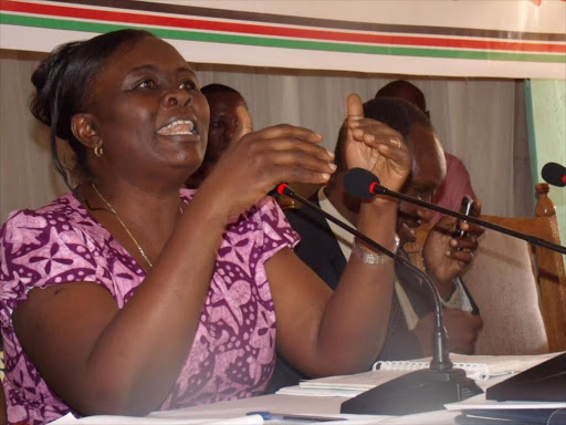 NLC Vice Chairman Abigael Mukolwe./FILE