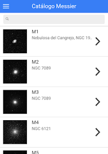 Catálogo Messier - Astronomía Screenshot