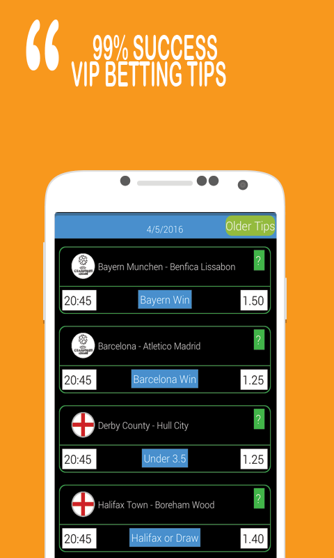 Android application Betting Tips - VIP screenshort