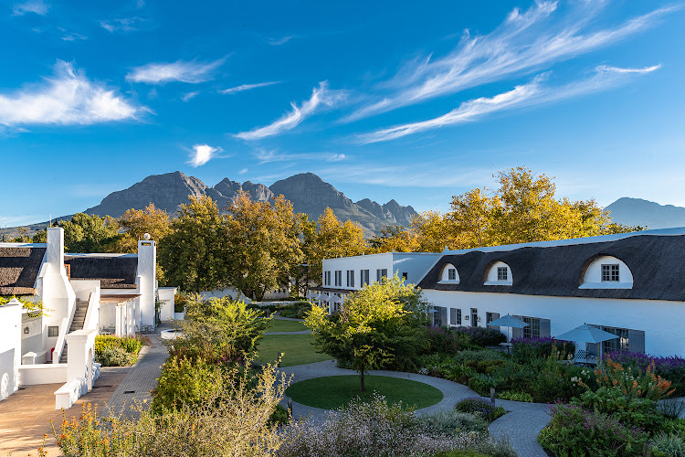 Erinvale Hotel Courtyard View.