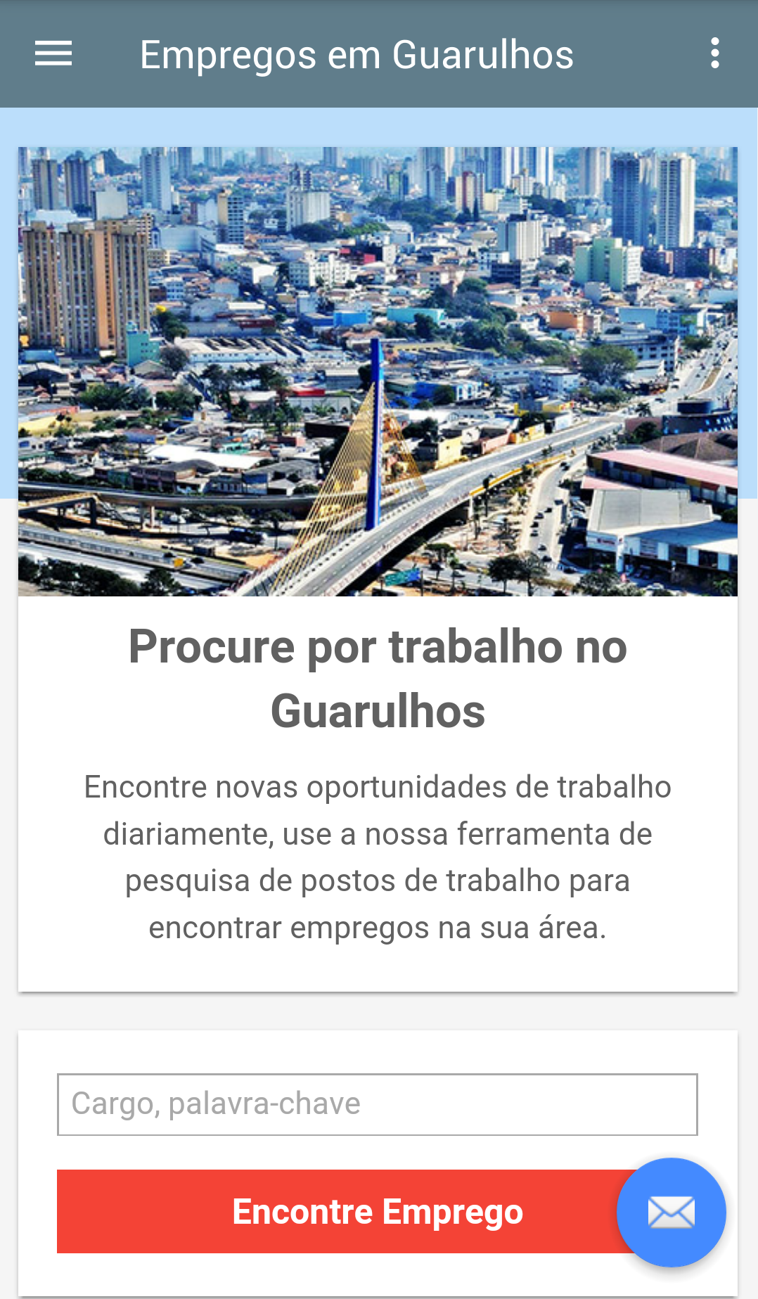 Android application Empregos em Guarulhos, Brasil screenshort