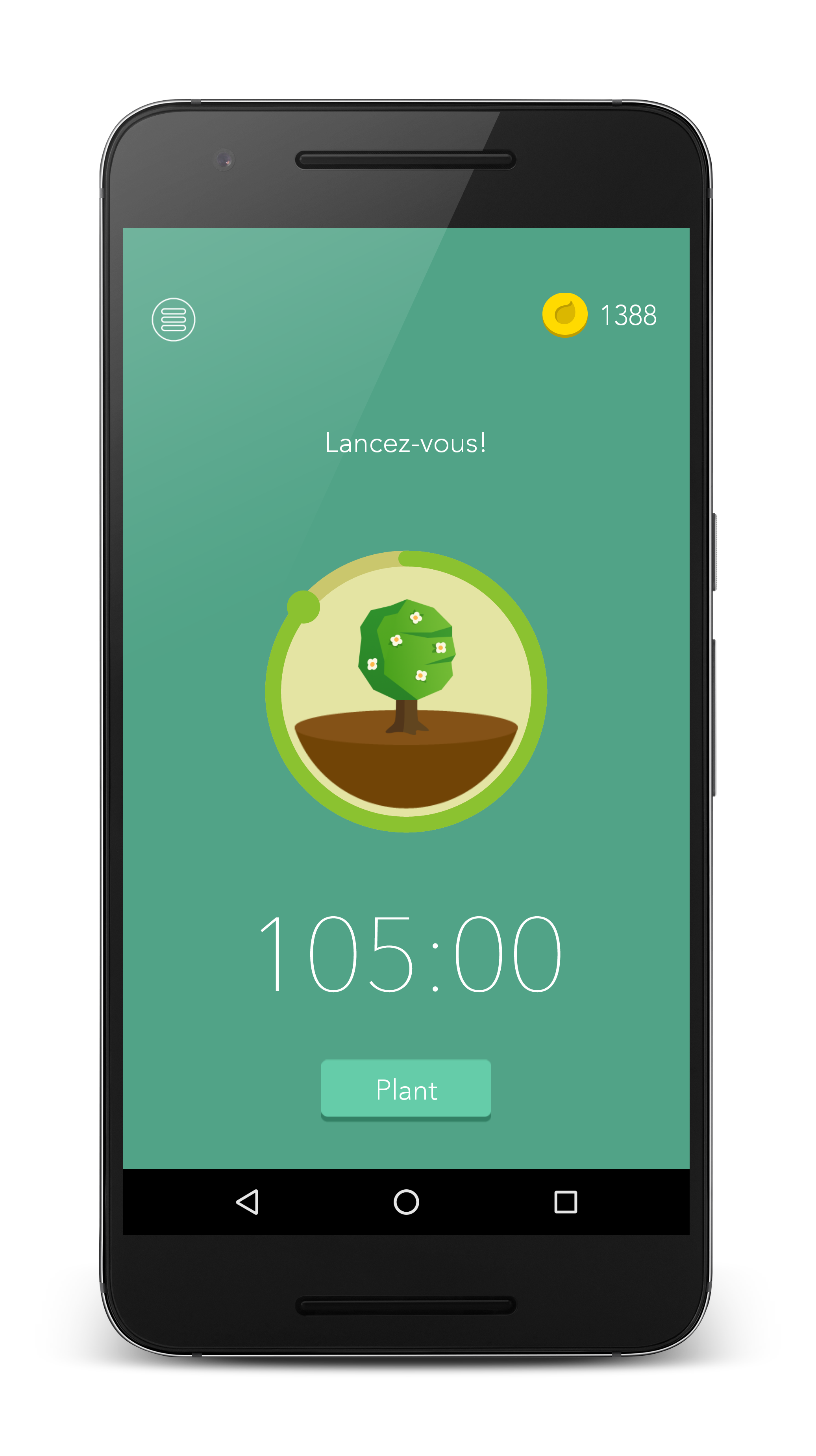 Android application Forest: Stay focused screenshort